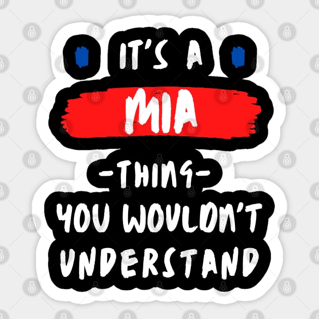 it's a MIA thing you wouldn't understand FUNNY LOVE SAYING Sticker by Hohohaxi